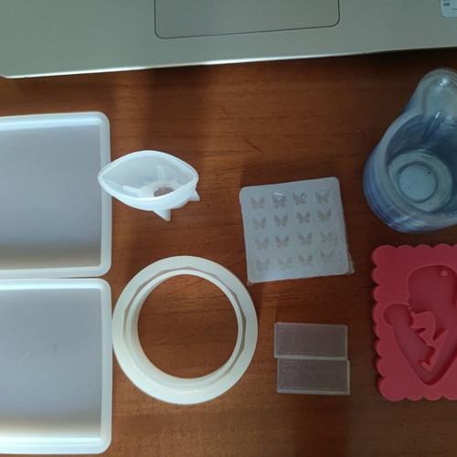 Silicone mold set for coasters, bracelet, eye and crafts, new