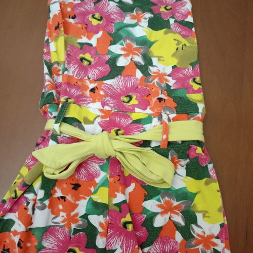 Ebita tropical one-piece shortsuit like new for ages 2-3