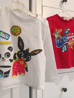 Long-sleeve shirts used 9-12 months Prenatal and Bing