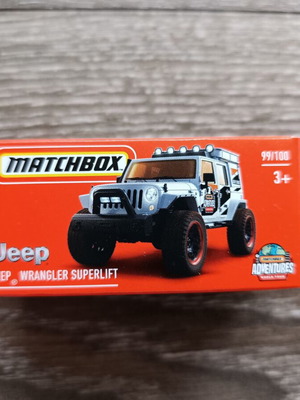 Matchbox Jeep Wrangler Superlift toy car new