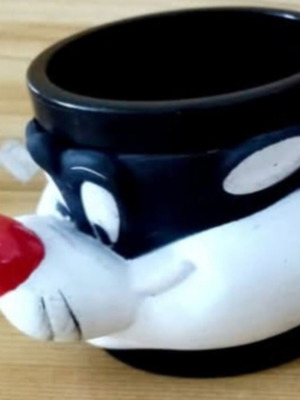 Συλλεκτική πλαστική κούπα Looney Tunes Sylvester μεταχειρισμένη