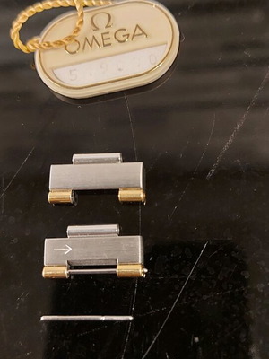 Omega Constellation 1997 bracelet parts new, steel with 18k gold