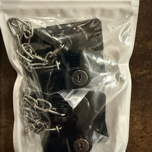 Security Locks with Steel Cable and Key, Pack of 14, New