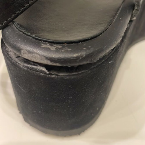 Platform sandals size 38 used, need repair