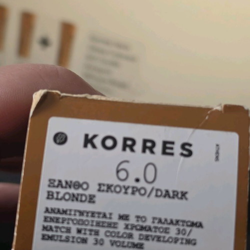 Korres Hair Dye No.6 new