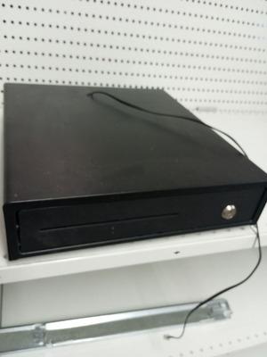 Cash register drawer like new, medium, metal, black