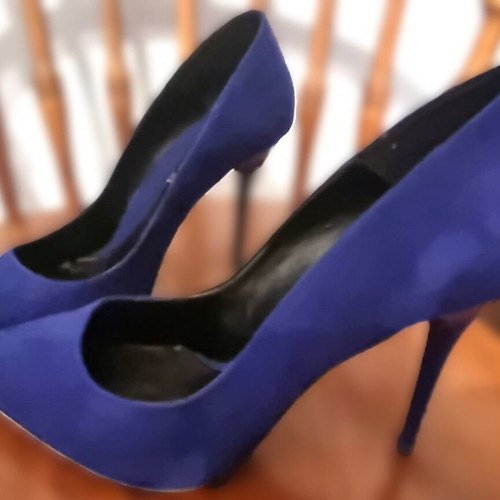 Roua Blue Women's Pumps like new, high heel, size 40
