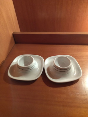IKEA 365+ porcelain egg cups set of 2 by Susan Pryke like new
