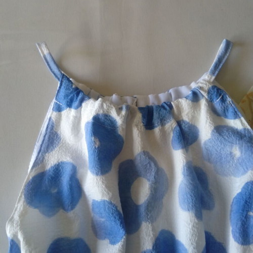 Orchestra dress for girl 6-8 years like new, white and blue