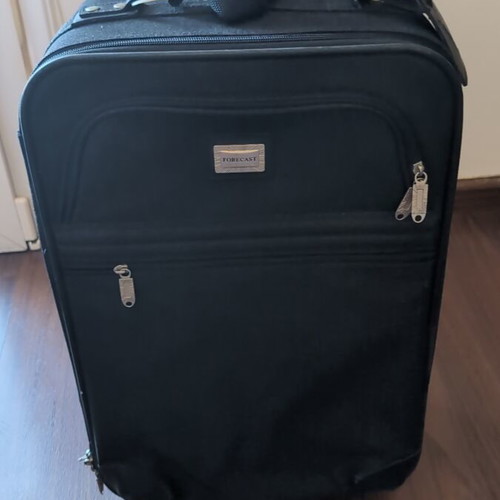 Forecast suitcase used, cabin size, black