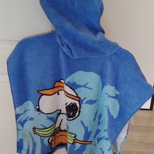 Snoopy Poncho Towel for Boys 4-5 Years Like New