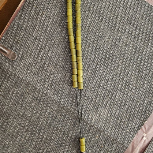 Nephrite Worry Beads used, 20 years old, 29 beads plus 3