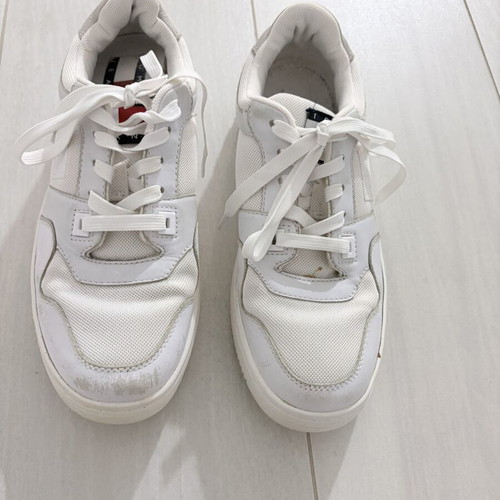 Tommy Jeans Sneakers used, size 38, white unisex sport shoes