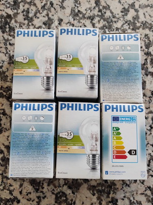 Λαμπτήρες αλογόνου Philips 28W EcoClassic με ντουί E27, θερμό λευκό