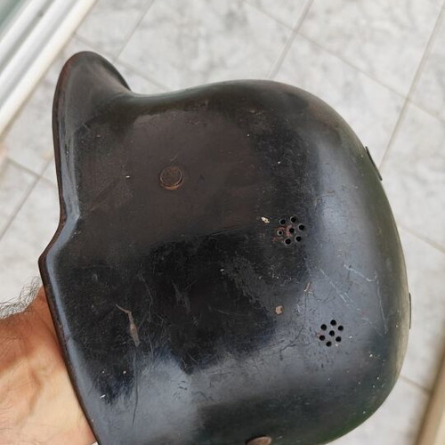 German World War II helmet used, complete