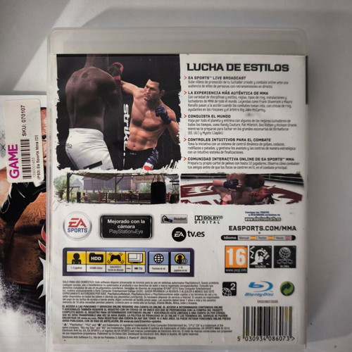 EA Sports MMA game for PS3