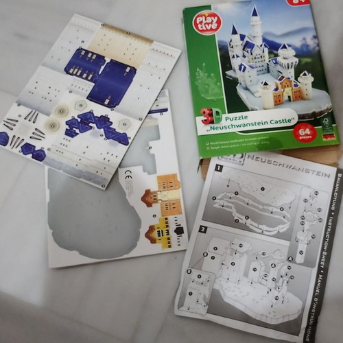 3D Puzzle Neuschwanstein Castle by Cubic Fun like new