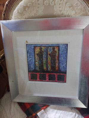 G. Psychopaides silk screen print used artwork