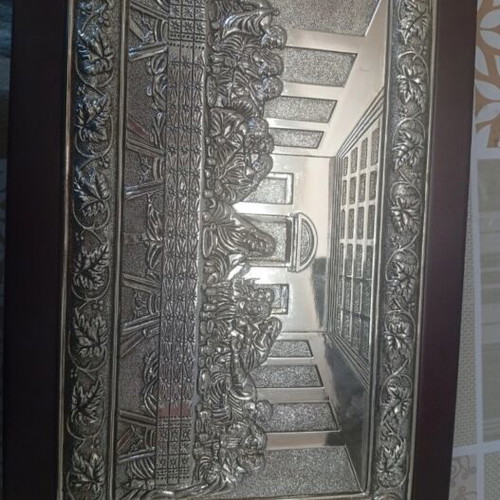 Silver icon The Last Supper, like new, 23x35 cm