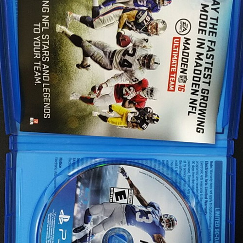 Madden NFL 16 PlayStation 4 game like new
