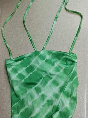 Tie dye crop new with open back, Shein, size S