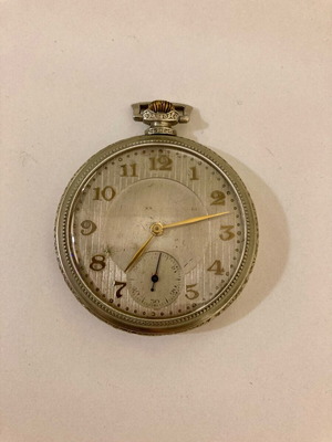 Swiss pocket watch used, wind-up, antique