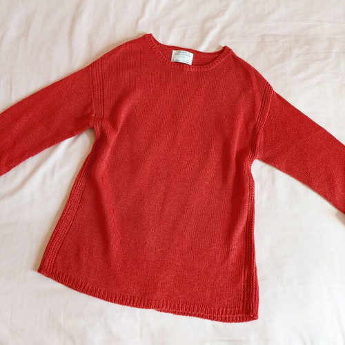 Zara knitted spring sweater for girls 11-12 years new, red