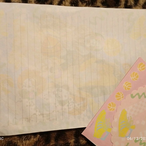 Used correspondence, 3 sets with envelope and sheet