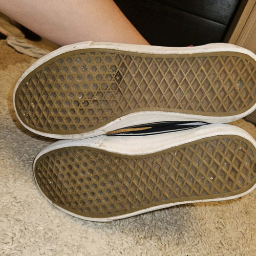 Vans men's black athletic shoes used, size 42