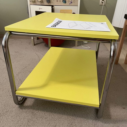 BAGGBODA coffee table IKEA, yellow, 71x50 cm