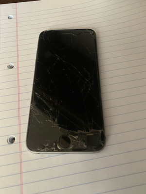 iPhone 6s 32GB used with broken screen and new battery