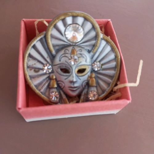 Boho silver pin new, handmade