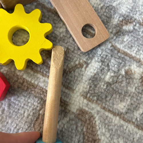 Classic World wooden toolbox used with tools