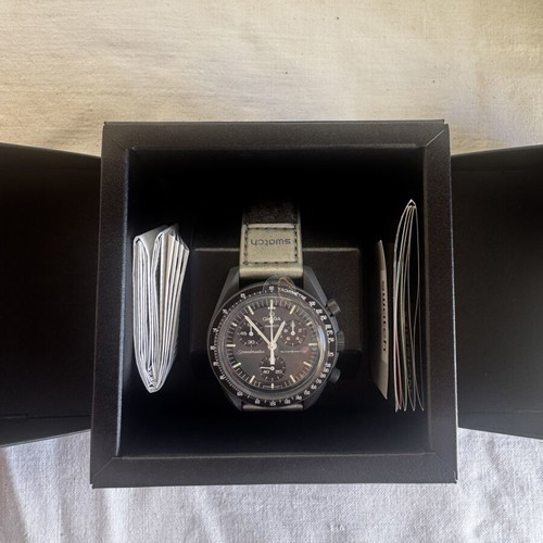 Omega X Swatch Mission Mercury watch new, black