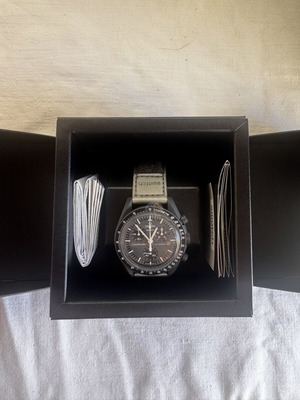 Omega X Swatch Mission Mercury watch new, black