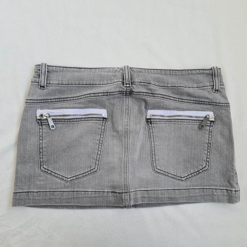 Diesel Jeans women's mini denim skirt size 29 / M, grey, stretch
