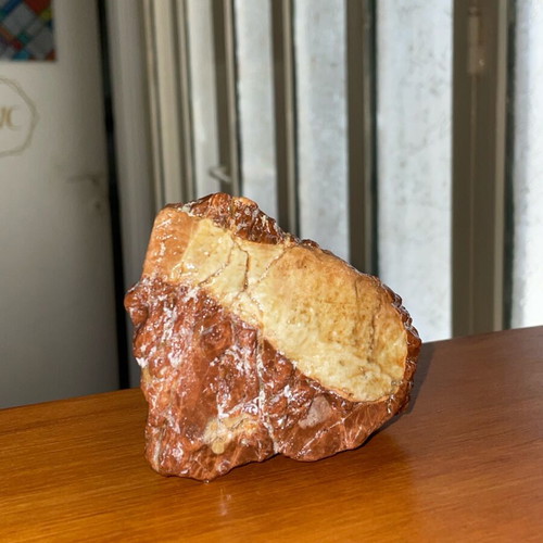 Conglomerate rock new with natural pebbles