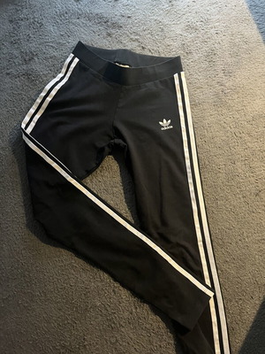 Adidas original leggings, black and white, size XS