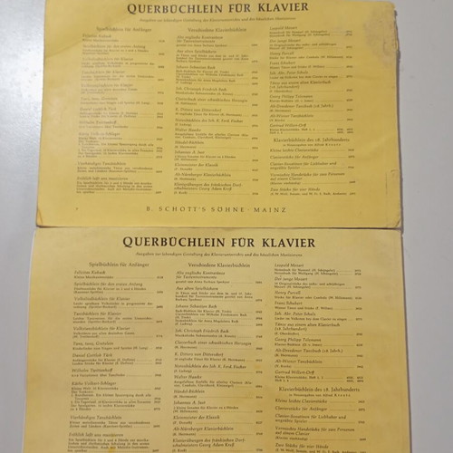 J Alex Burkard Neue Anleitung Für Das Klavierspiel piano books like new, set of two
