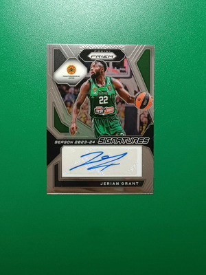 Jeriant Grant αυτογραφημένη κάρτα Panathinaikos σαν καινούργιο