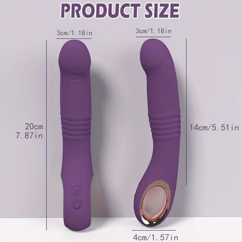 Vibrator with 20 functions, purple
