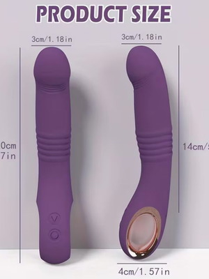 Vibrator with 20 functions, purple