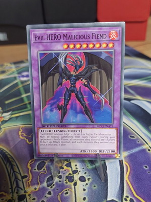 Evil HERO Malicious Fiend V.1 Common Yu-Gi-Oh! card