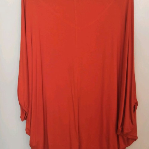 Mat Fashion blouse like new, viscose, wide batwing sleeves, plus size