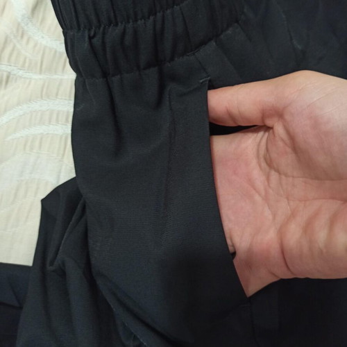 Loosefit pants Lascana black like new, high waist