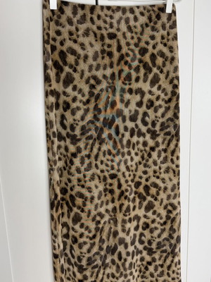 Φούστα Zara λεοπάρ animal print medium σαν καινούργιο, μπεζ και καφέ