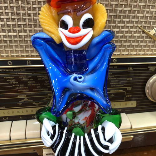 Murano clown used, 1970s, height 30.5 cm