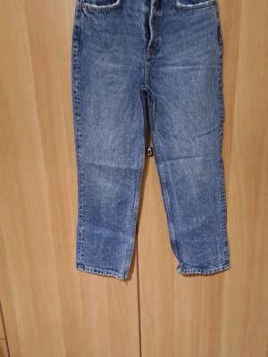 Zara τζιν σε ίσια γραμμή μεταχειρισμένο, μέγεθος 34, μπλε