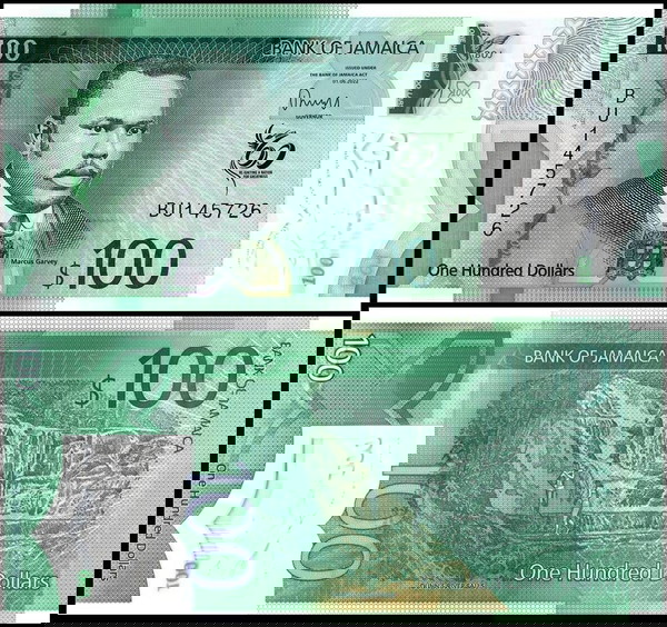 ΤΖΑΜΑΙΚΑ - 100 Dollars 2022 - Polymer - UNC