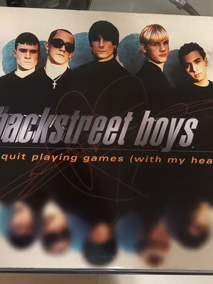 Backstreet Boys Quit Playing Games vinyl used, pop